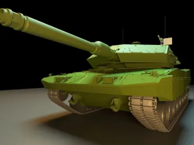 Tank strv 122 3D model