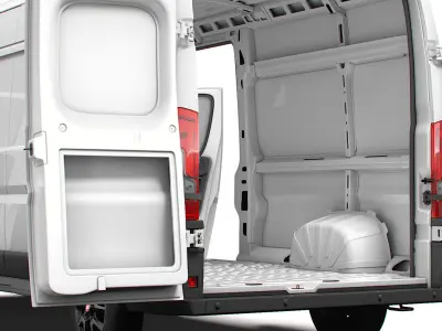 Fiat Ducato Van L3H2 HQ Interior 2023 3D model