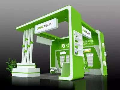 Exhibition - Area - 6X6-3DMAX2009-5 3D model