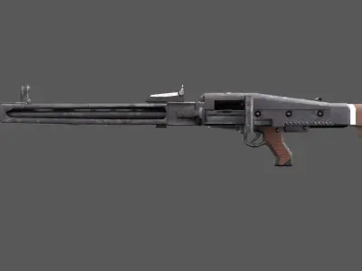 MG42 - German WW2 Weapon Low-poly 3D model