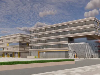   Garden City- The office building  Free 3D model