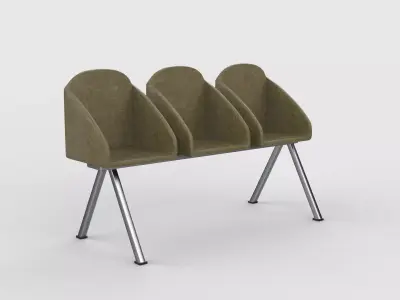 Waiting chair 06  3D model