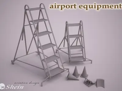 airport equipment 3D model