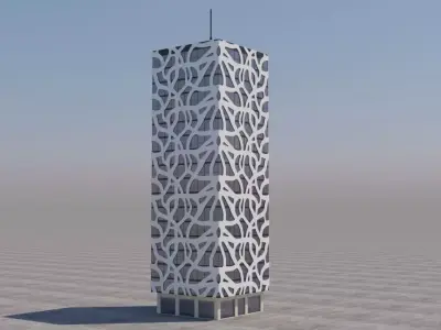 Modern Building Exterior Skyscraper 3 3D model
