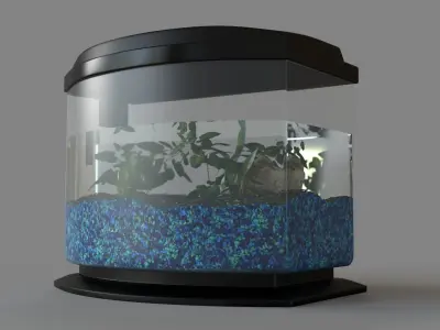 Fish Tank 01 3D model