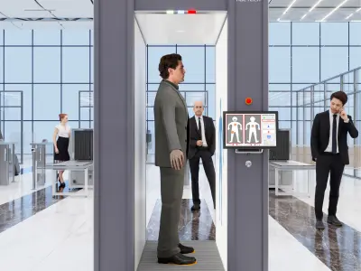 Human Body Inspection System MW1000AA  3D model