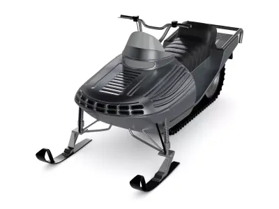 Snowmobile 3D model purchase