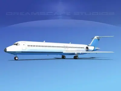 Douglas DC-9-50 Executive 3 3D model