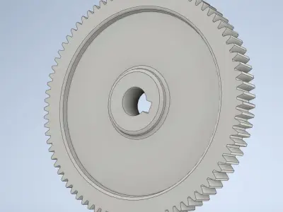 Gears set Module 2  3D model