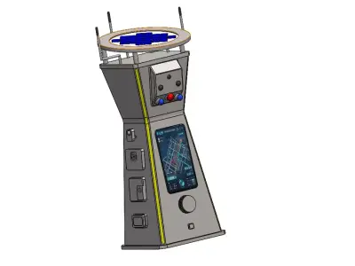 Smart Traffic Control and Monitoring System SolidWorks CAD Model 3D model
