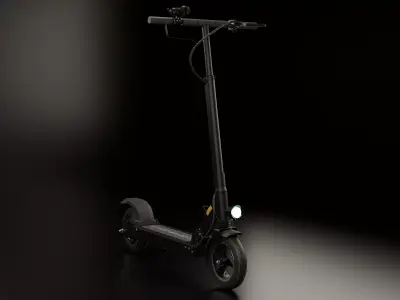 Electric Scooter Low-poly 3D model purchase