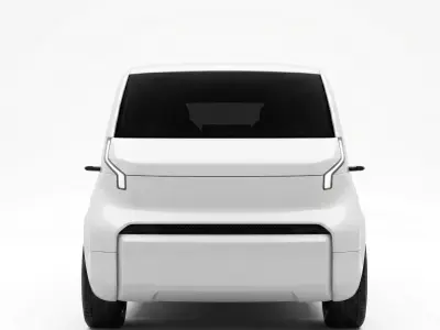 2026 Kia PV5 Passenger Low-poly 3D model
