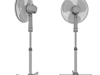 Sencor fan on stand 4047wh 3D model