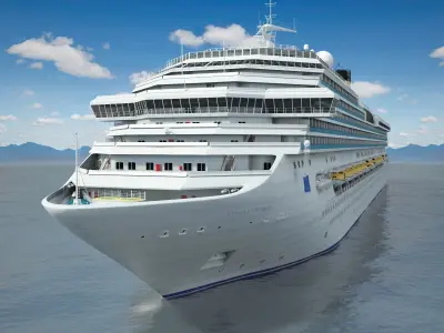 Costa Concordia cruise ship  3D model