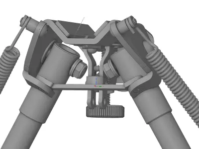 Harris 1A2-BR Bipod 3D model
