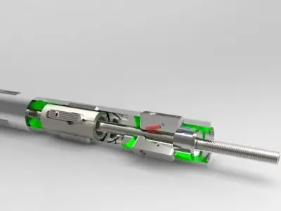 Perfect Centering Mechanical Shaft Free 3D model