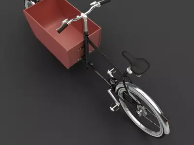 Freight Bicycle 3D model