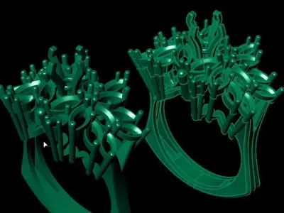 jewelry ring4 3D print model