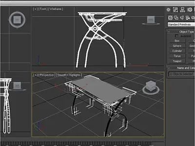 desk office 3D model