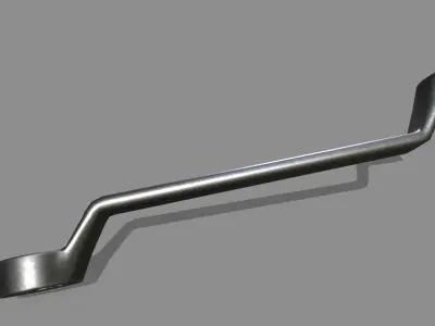 wrench Low-poly 3D model 5
