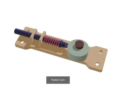 Cam Mechaninsm 3D Model Pack