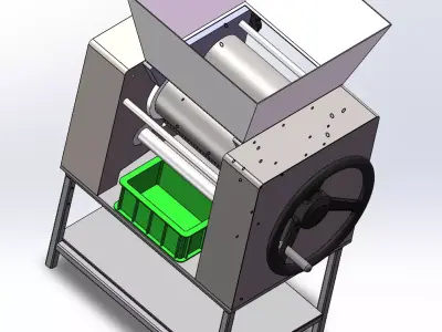 Household Hand-Cranked Noodle Maker  3D model