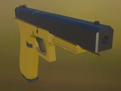 Glock 18 Low-poly 3D model purchase