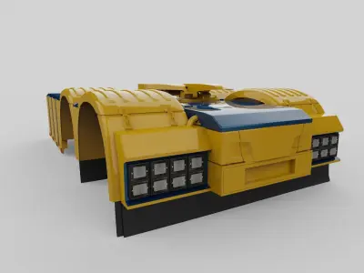 Holland truck chassis covers 3D model