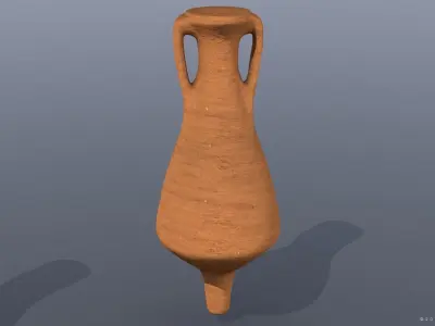 Beltran-IIB type Amphora Low-poly 3D model