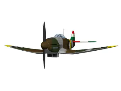 Heinkel He112 B-1 3D model purchase
