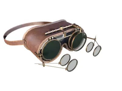Glasses 3D model purchase