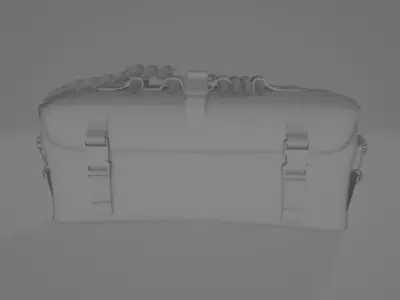 Ammo Bag Low-poly 3D model