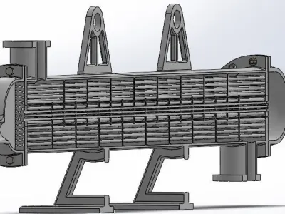 Heat Exchanger for Animation 3D model