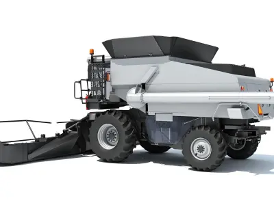 Combine Harvester 3D model 10