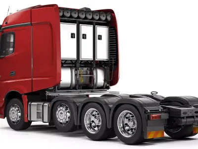 Mercedes-Benz Actros 4163 8x4 2020 3D model