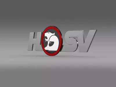 hsv logo 3D model by Sergey