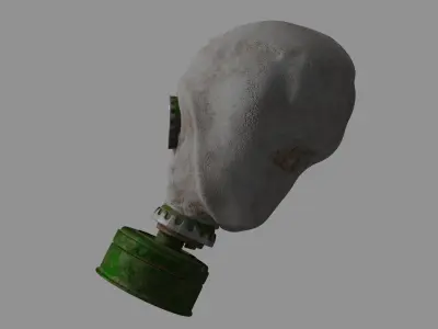 Gas Mask Stalker Type GP - 5 with Filter 3D model