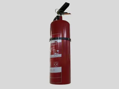 Fire extinguisher - Safety and Emergency Equipment Low-poly 3D model