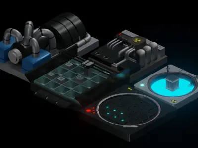A set of 3d models for the game rimworld 3D model