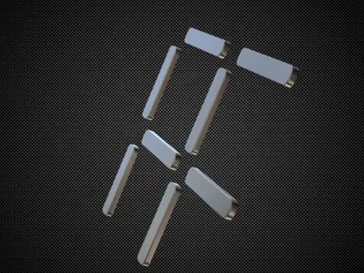 faraday future logo 3D model