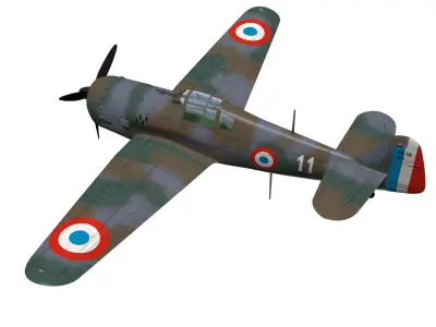 Koolhoven FK58 3D model purchase