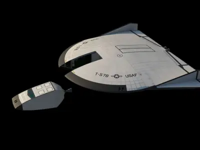 Lenticular Reentry Vehicle 3D model