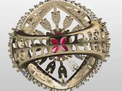 FASION RING 3D model