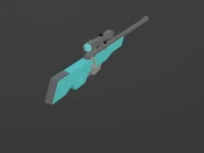 Small weapon pack  Free low-poly 3D model