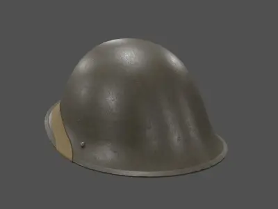 Mk III Turtle helmet Low-poly 3D model