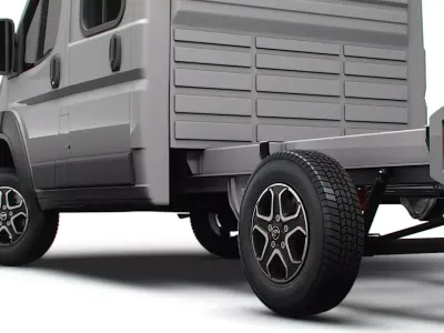 Toyota ProAce Max Chassis DoubleCab L2 2026 3D model