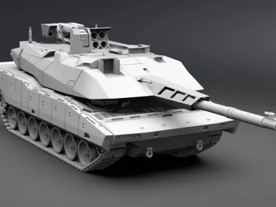 kf51 Panther Scale model 3D print model