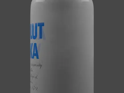 Absolut vodka 3D model