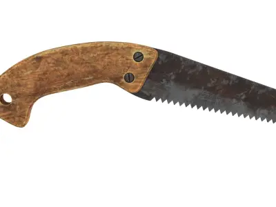 Old saw 3D model