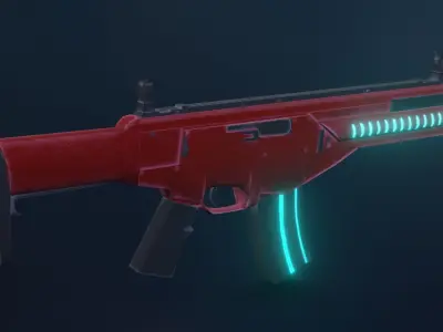 ARX 160 Weapon Low-poly 3D model